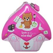 Opakowanie Skarbonka domek różowy