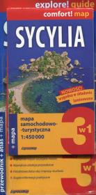 Okładka książki Sycylia 3w1 przewodnik atlas mapa