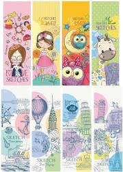 Okładka książki Szkicownik 275x100 30 stron 100g/m2 mix