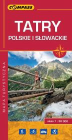 Opakowanie Tatry polskie i słowackie mapa laminowana