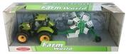 Opakowanie Traktor z maszyną rolniczą 26cm zielony