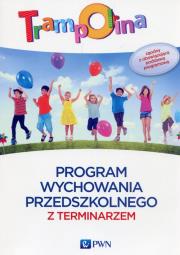 Trampolina Program wychowania przedszkolnego z terminarzem. Autor: Janiak Małgorzata, Witerska Kamila. Dadada.pl Okładka książki Trampolina Program wychowania przedszkolnego z terminarzem