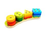 Opakowanie Układanka drewniana Kształty