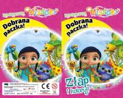 Okładka książki Wissper.Dobrana paczka.ZŁAP i KOLORUJ (z euro-zawieszką)