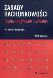 Okładka książki Zasady rachunkowości Teoria przykłady zadania