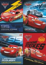 Opakowanie Zeszyt A5 Auta w kratkę 32 kartki 15 sztuk mix