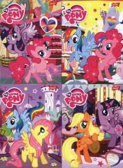 Opakowanie Zeszyt A5 My Little Pony w kratkę 32 kartki 15 sztuk mix