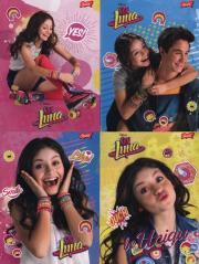 Opakowanie Zeszyt A5 w trzy linie 16 kartek Soy Luna 15 sztuk mix