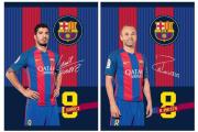 Opakowanie Zeszyt A5/60k linia FC Barcelona 5 (10szt) ASTRA