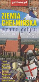 Ziemia Chełmińska, 1:135 000. Autor: Opracowanie zbiorowe. Dadada.pl Okładka książki Ziemia Chełmińska, 1:135 000