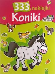 333 naklejki Koniki. Autor: Opracowanie zbiorowe. Dadada.pl Okładka książki 333 naklejki Koniki
