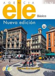 Agencia ELE Basico A1+A2 Podręcznik nueva edicion. Autor:   Praca zbiorowa. Dadada.pl Okładka książki Agencia ELE Basico A1+A2 Podręcznik nueva edicion
