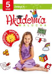 Okładka książki Akademia malucha dla 5-latka Zeszyt 4
