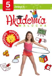 Okładka książki Akademia malucha dla 5-latka Zeszyt 5