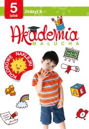 Okładka książki Akademia malucha dla 5-latka Zeszyt 8