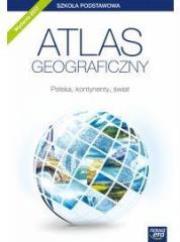 Okładka książki Atlas geograficzny SP Polska, kontynenty, świat NE