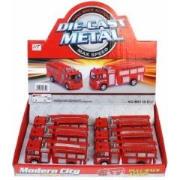 Opakowanie Auto strażackie metalowe 11cm