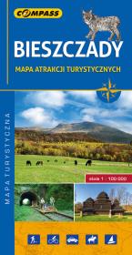 Opakowanie Bieszczady mapa atrakcji turystycznych