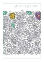 Opakowanie Brulion A4/96K kratka 1091 Secret Garden (5szt)