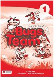 Bugs Team 1 Zeszyt ćwiczeń 2017. Autor: Carol Read, Ana Soberón. Dadada.pl Okładka książki Bugs Team 1 Zeszyt ćwiczeń 2017