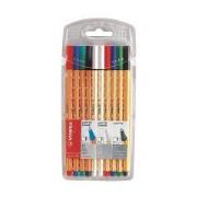 Opakowanie Cienkopis Point 88 wymazywalne 10 kolorów etui