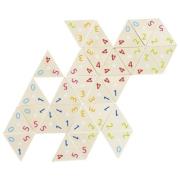 Opakowanie Drewniane Domino trójkąty matematyczne