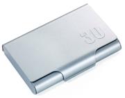 Opakowanie Etui na wizytówki TROIKA JUMBO 30 - aluminium, tytanowy