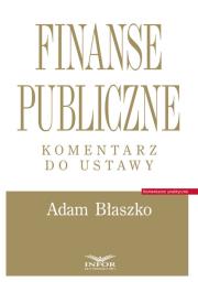 Okładka książki Finanse publiczne Komentarz do ustawy