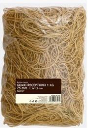Opakowanie Gumki recepturki 1kg 75mm