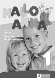 HALLO ANNA 1 Ćwiczenia wersja podstawowa. Autor: Olga Swelowa. Dadada.pl Okładka książki HALLO ANNA 1 Ćwiczenia wersja podstawowa
