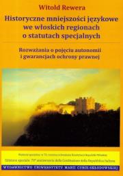 Okładka książki Historyczne mniejszości językowe we włoskich...