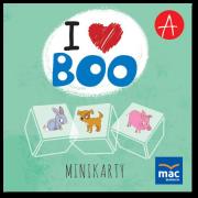 I love Boo. Język angielski poziom A. Minikarty. Autor: praca zbiorowa. Dadada.pl Okładka książki I love Boo. Język angielski poziom A. Minikarty