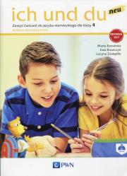 Ich und du neu 4 Zeszyt ćwiczeń Wersja rozszerzona. Autor: Kozubska Marta, Zastąpiło Lucyna. Dadada.pl Okładka książki Ich und du neu 4 Zeszyt ćwiczeń Wersja rozszerzona