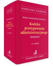 Kodeks postępowania administracyjnego Komentarz. Autor: Adamiak Barbara. Dadada.pl Okładka książki Kodeks postępowania administracyjnego Komentarz