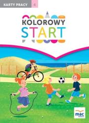 Okładka książki Kolorowy start. 5 i 6 latki KP cz.4 w.2017 MAC