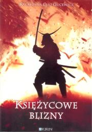 Księżycowe blizny. Autor: Katarzyna Clio Gucewicz. Dadada.pl Okładka książki Księżycowe blizny