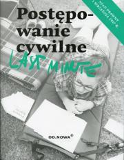 Last minute Postępowanie cywilne. Autor: Talaga Anna. Dadada.pl Okładka książki Last minute Postępowanie cywilne