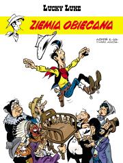 Lucky Luke. T.80. Ziemia obiecana.. Autor: Achd Achd. Dadada.pl Okładka książki Lucky Luke. T.80. Ziemia obiecana.
