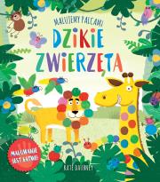 Okładka książki MALUJEMY PALCAMI Dzikie zwierzęta