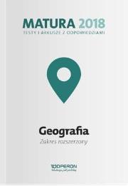 Matura 2018 Geografia. Testy i arkusze ZR. Autor: Stasiak Janusz. Dadada.pl Okładka książki Matura 2018 Geografia. Testy i arkusze ZR