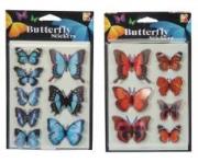 Opakowanie Naklejki trójwymiarowe motylki