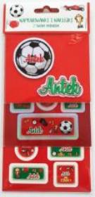 Opakowanie Naprasowanki i naklejki imienne - Antek