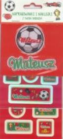 Opakowanie Naprasowanki i naklejki imienne - Mateusz