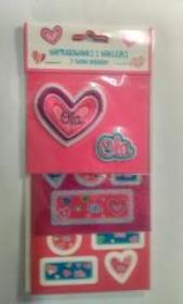 Opakowanie Naprasowanki i naklejki imienne - Ola