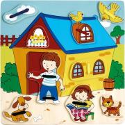 Opakowanie Nauka wiązania Chłopiec na podwórku