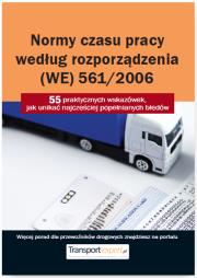 Okładka książki Normy czasu pracy kierowcy według rozporządzenia (WE) 561/2006. 55 praktycznych wskazówek, jak unikać najczęściej popełnianych błędów