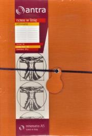 Opakowanie Notes A5 Linia Renesans Pomarańczowy ANTRA