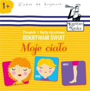 Odkrywam świat. Moje ciało. Autor: Hubert Bobrowski, Magdalena Popovics. Dadada.pl Okładka książki Odkrywam świat. Moje ciało