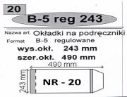 Okładka książki Okładka na podr B5 regulowana nr 20 (50szt) NARNIA