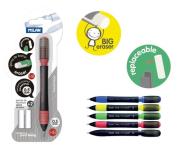 Opakowanie Ołówek mechaniczny Milan Sway Touch HB 0,5 mm + 2 gumki zapasowe